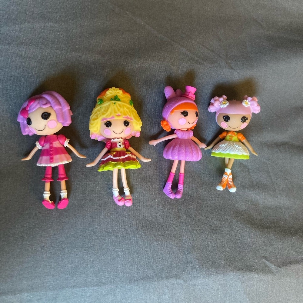 Lalaloopsy Lot Of Four Mini Including Princess Spaghetti Day